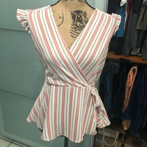 Cute wrap top